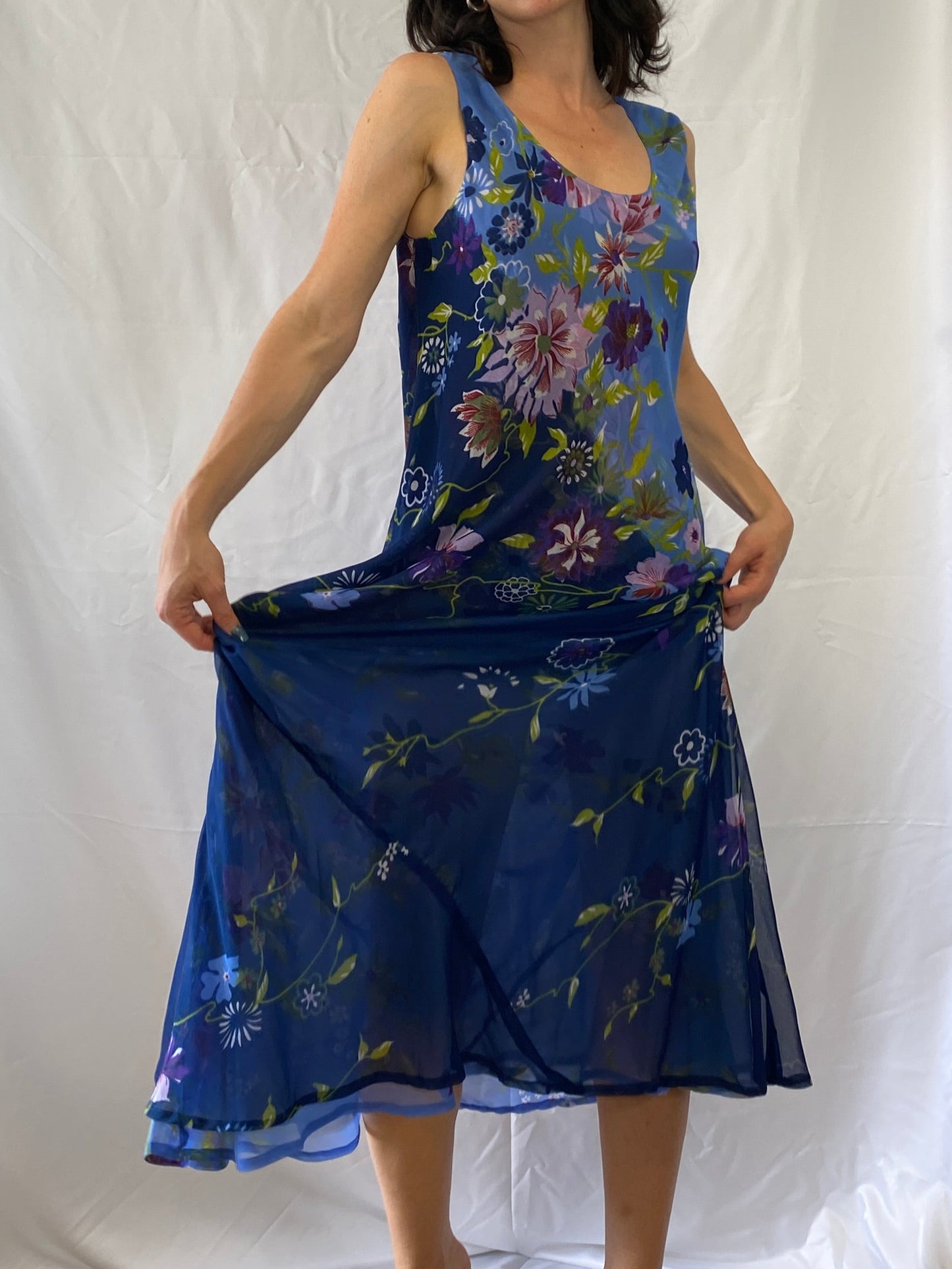 Wendbares Blumenkleid