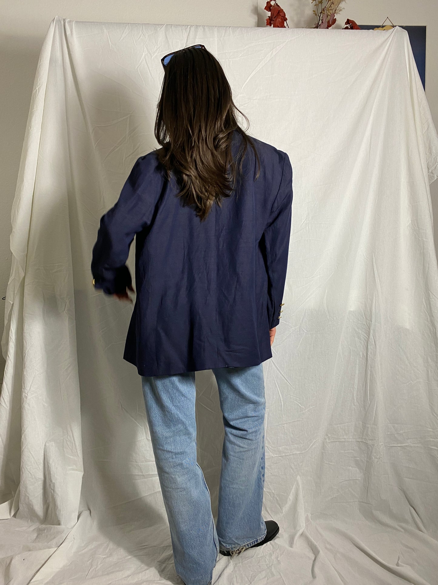 Zweireiher Leinen Blazer