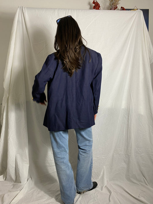 Zweireiher Leinen Blazer