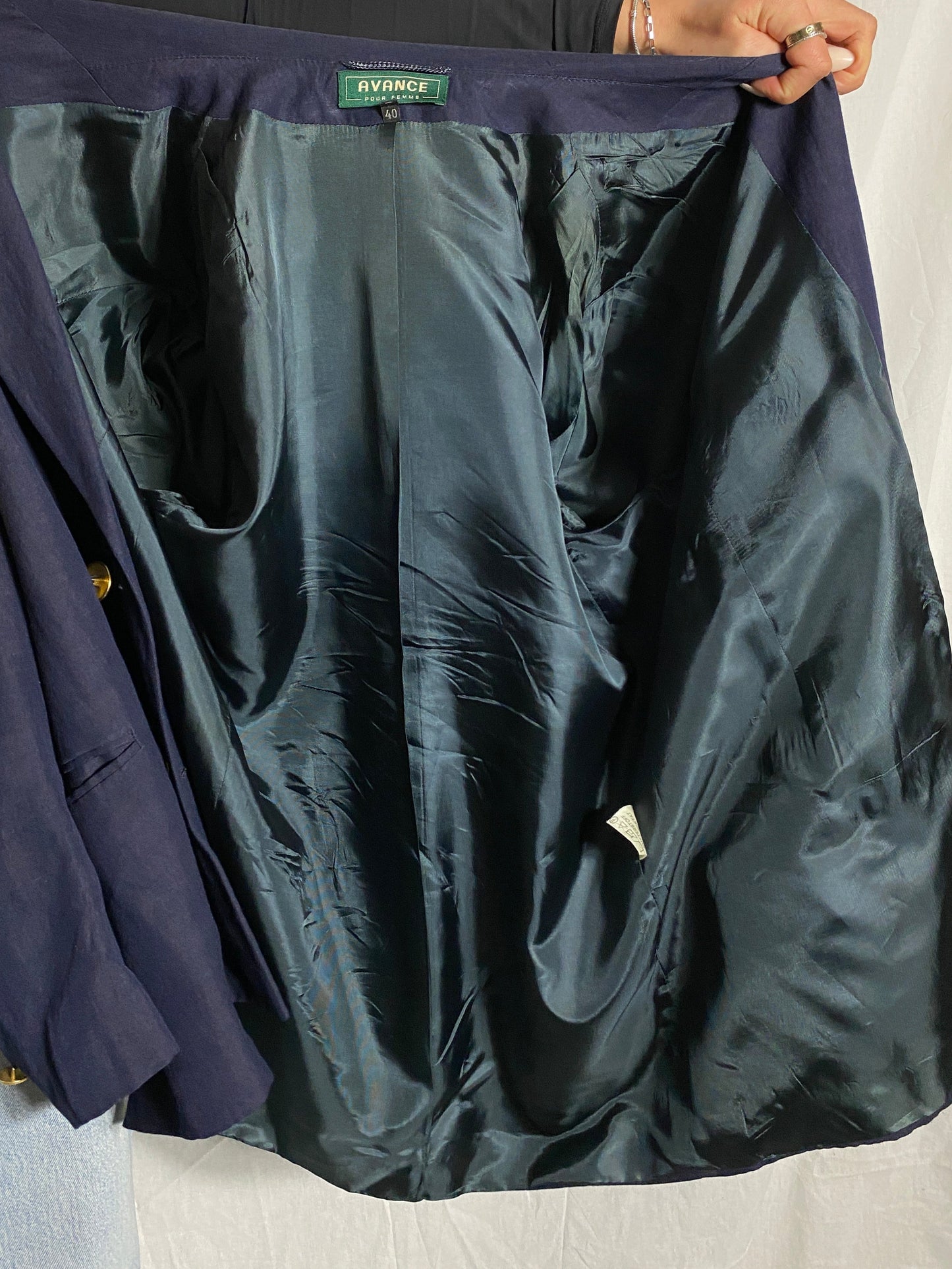 Zweireiher Leinen Blazer