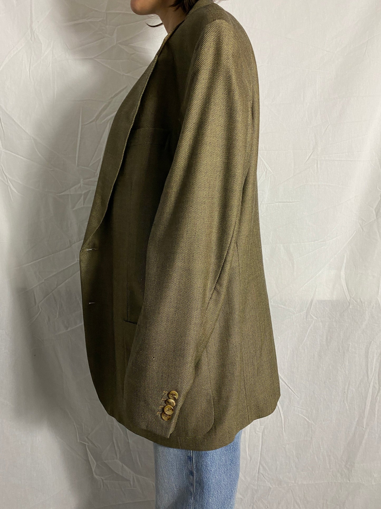Italienischer Blazer in Khaki
