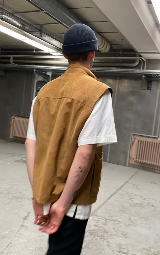 suede vest