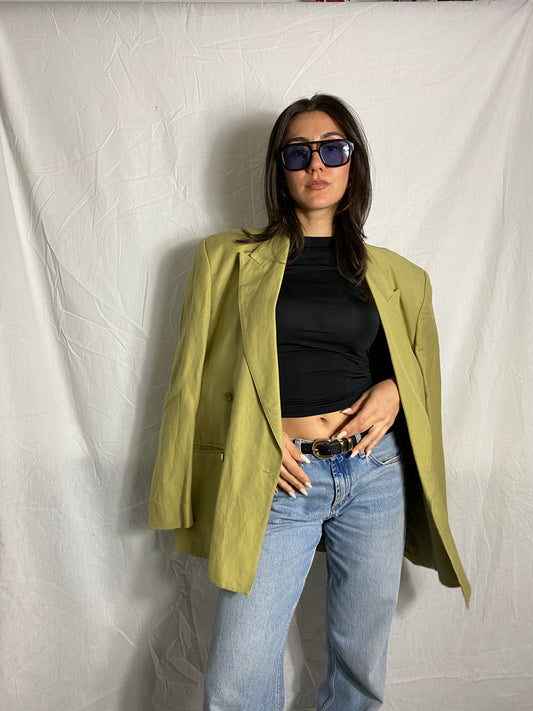 Vintage Leinen Blazer