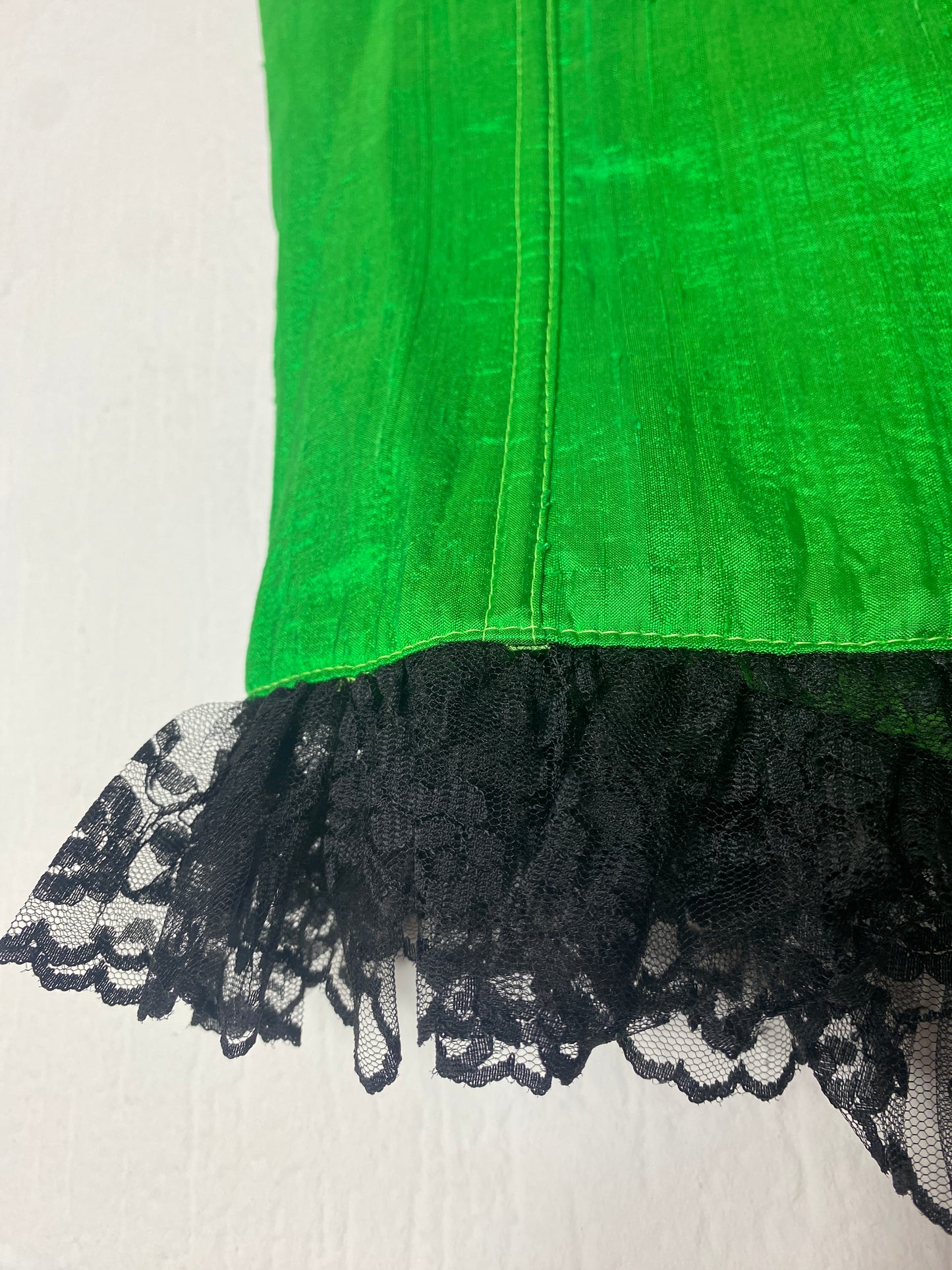emerald green corset
