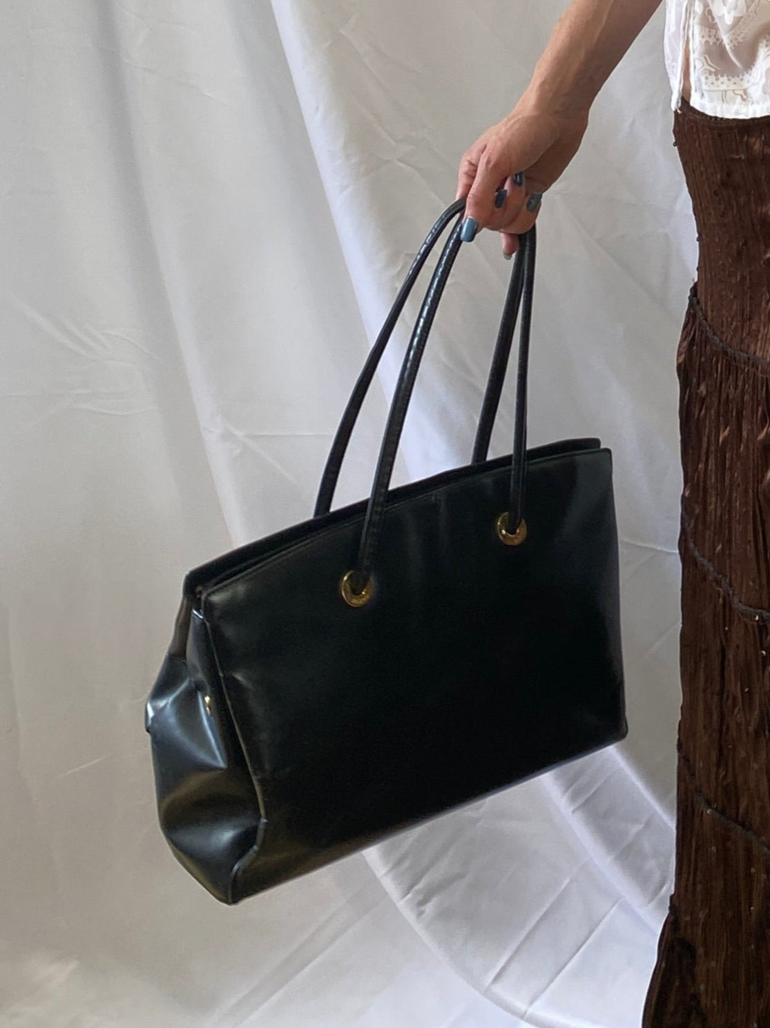 Vintage Goldpfeil Tasche