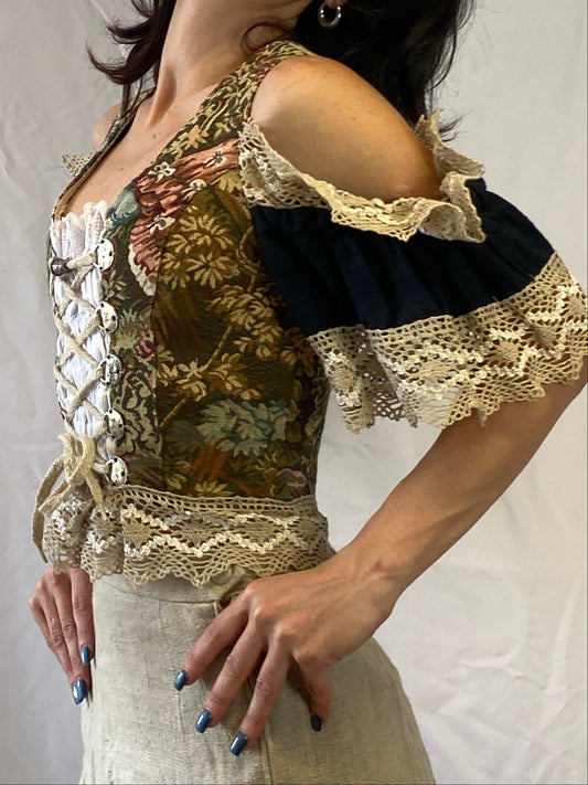 Trachten-Mieder Floral