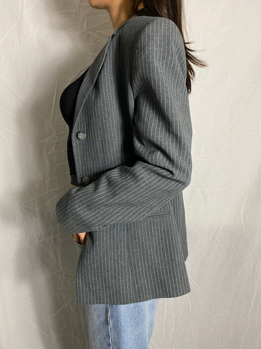 Taillierter Nadelstreifen Blazer