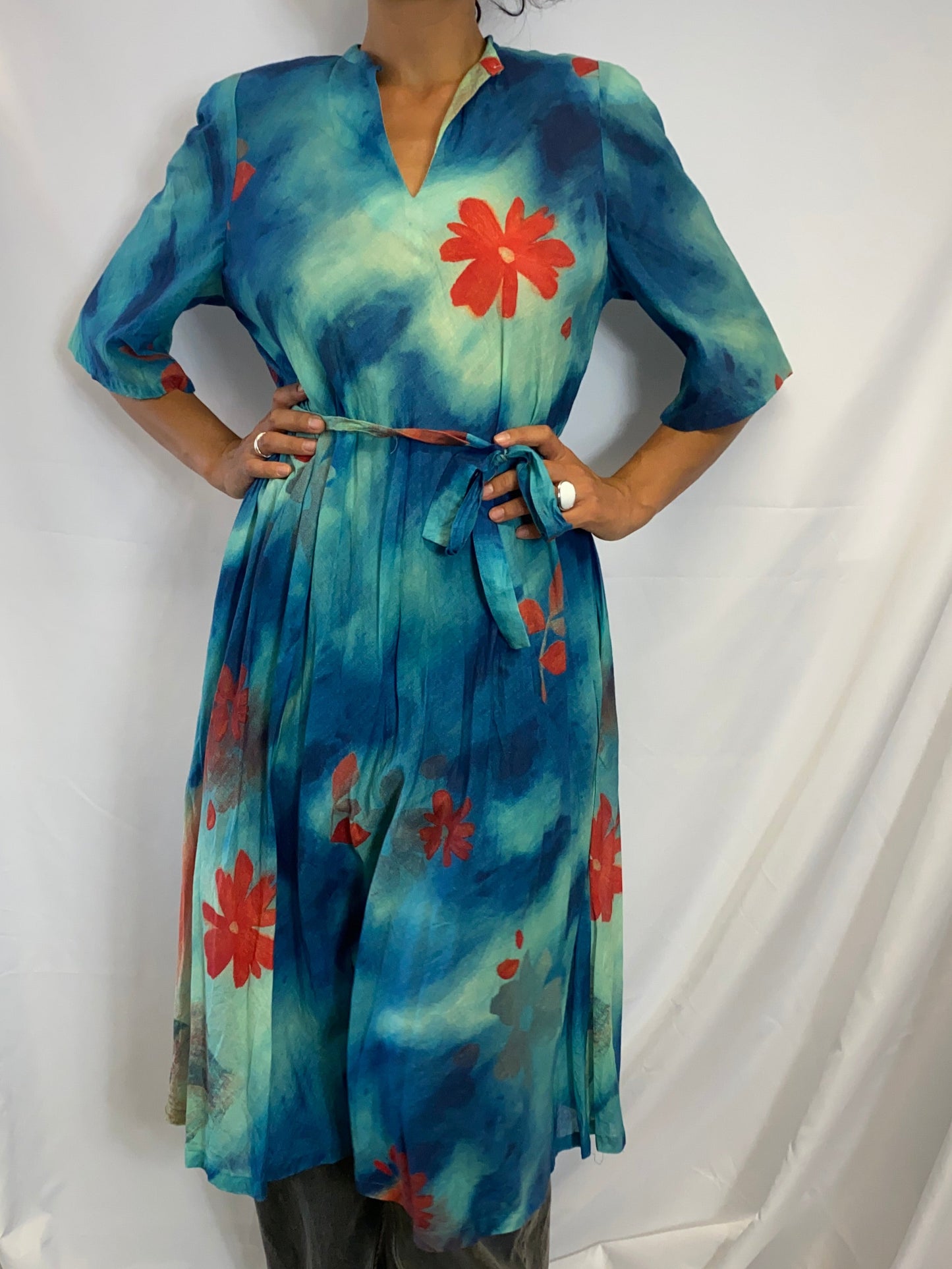 Vintage Floral Dress