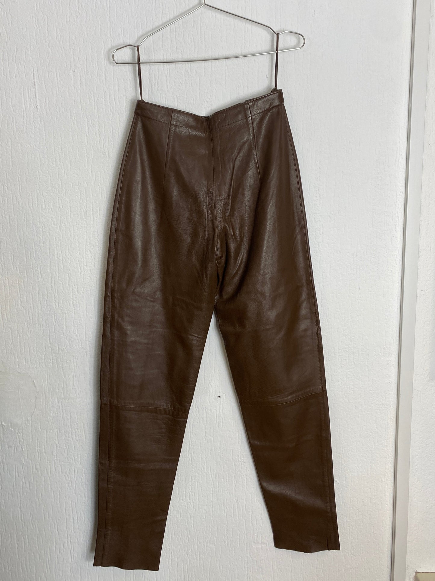 braune lammnappa hose