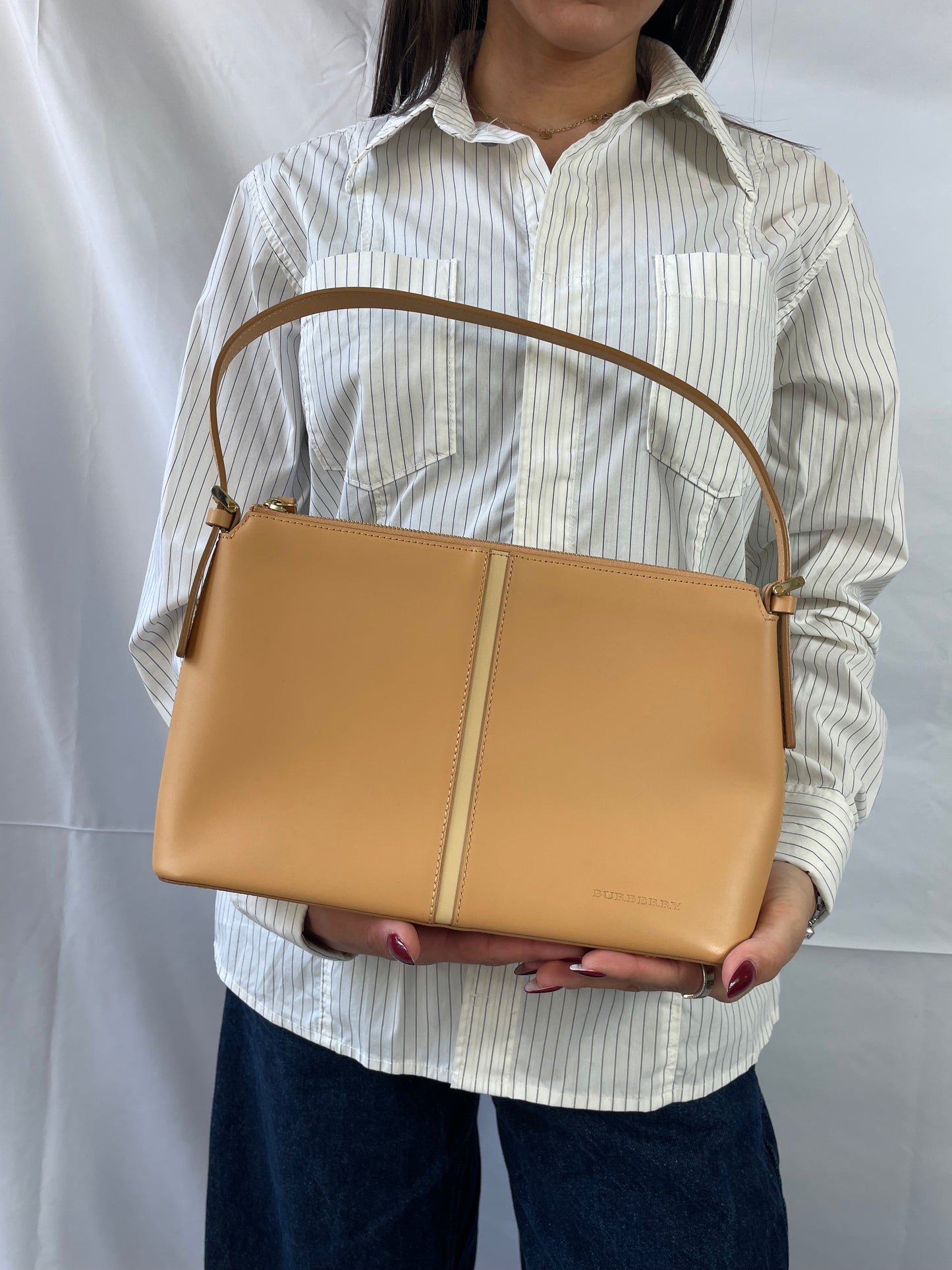 burberry ledertasche