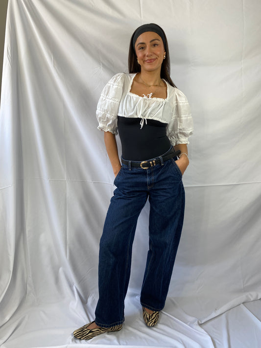 Trachtenoberteil Ballonärmel