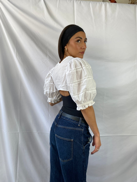 Trachtenoberteil Ballonärmel