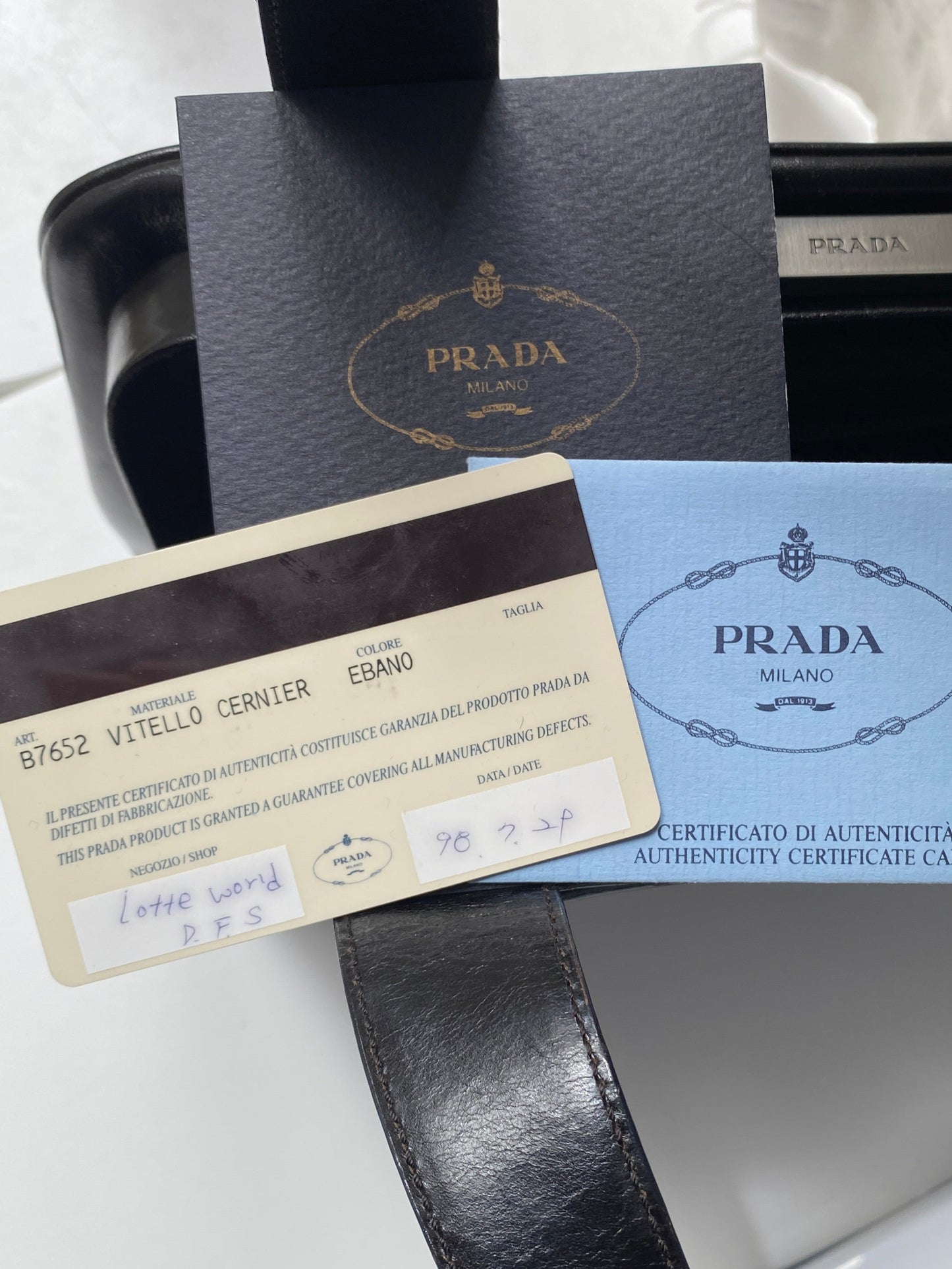 Prada Lackleder Tasche