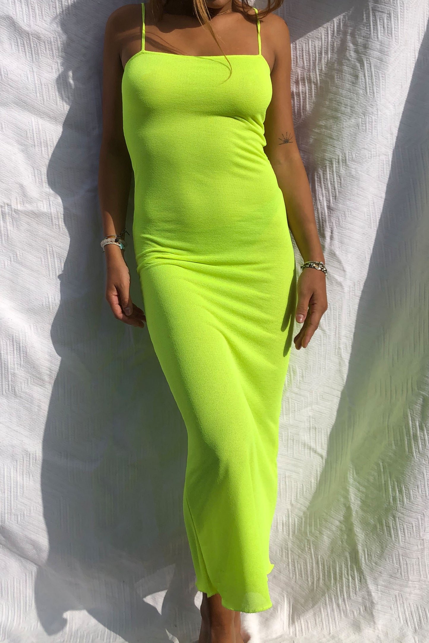 floral neon dress