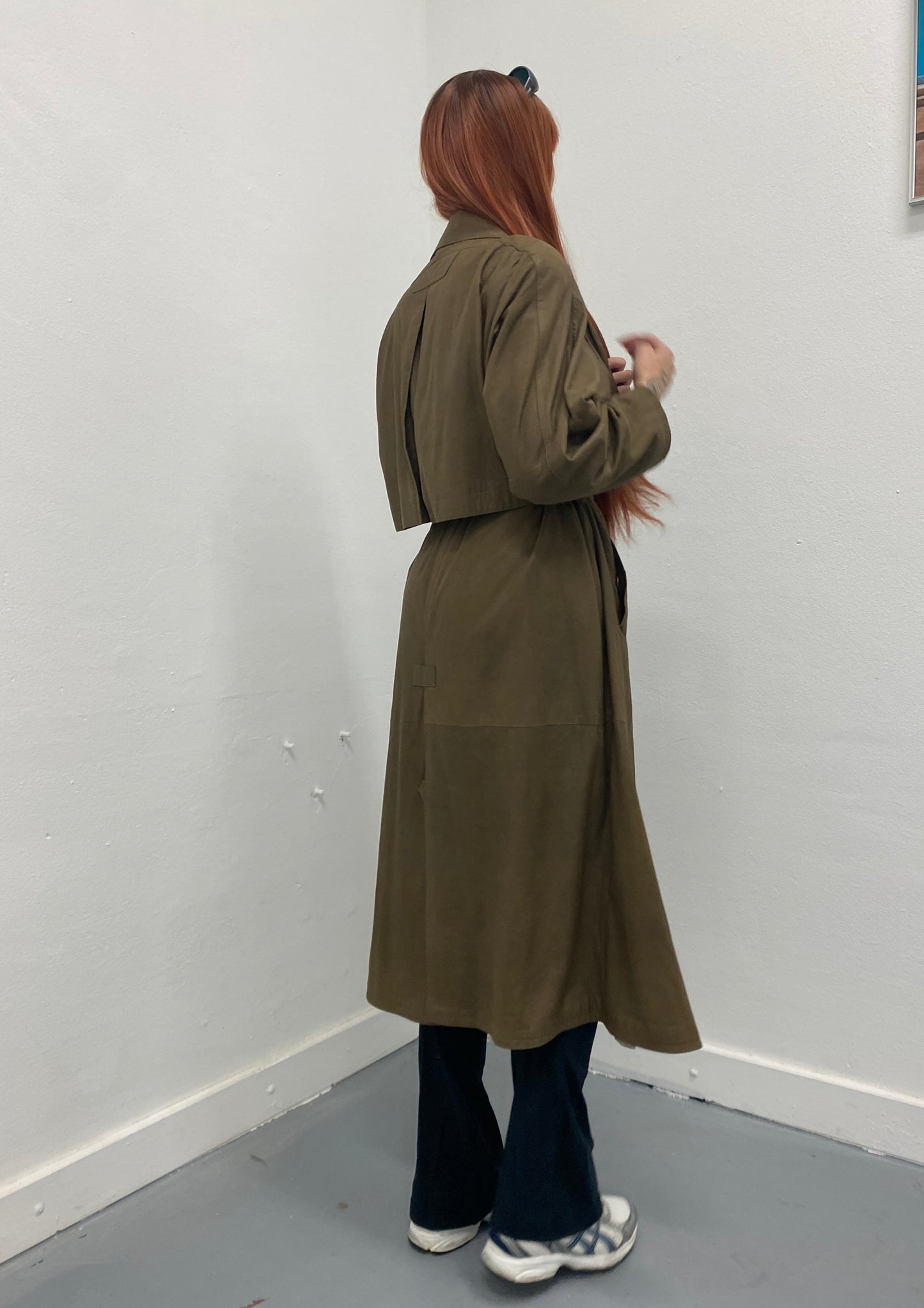 leather trench coat