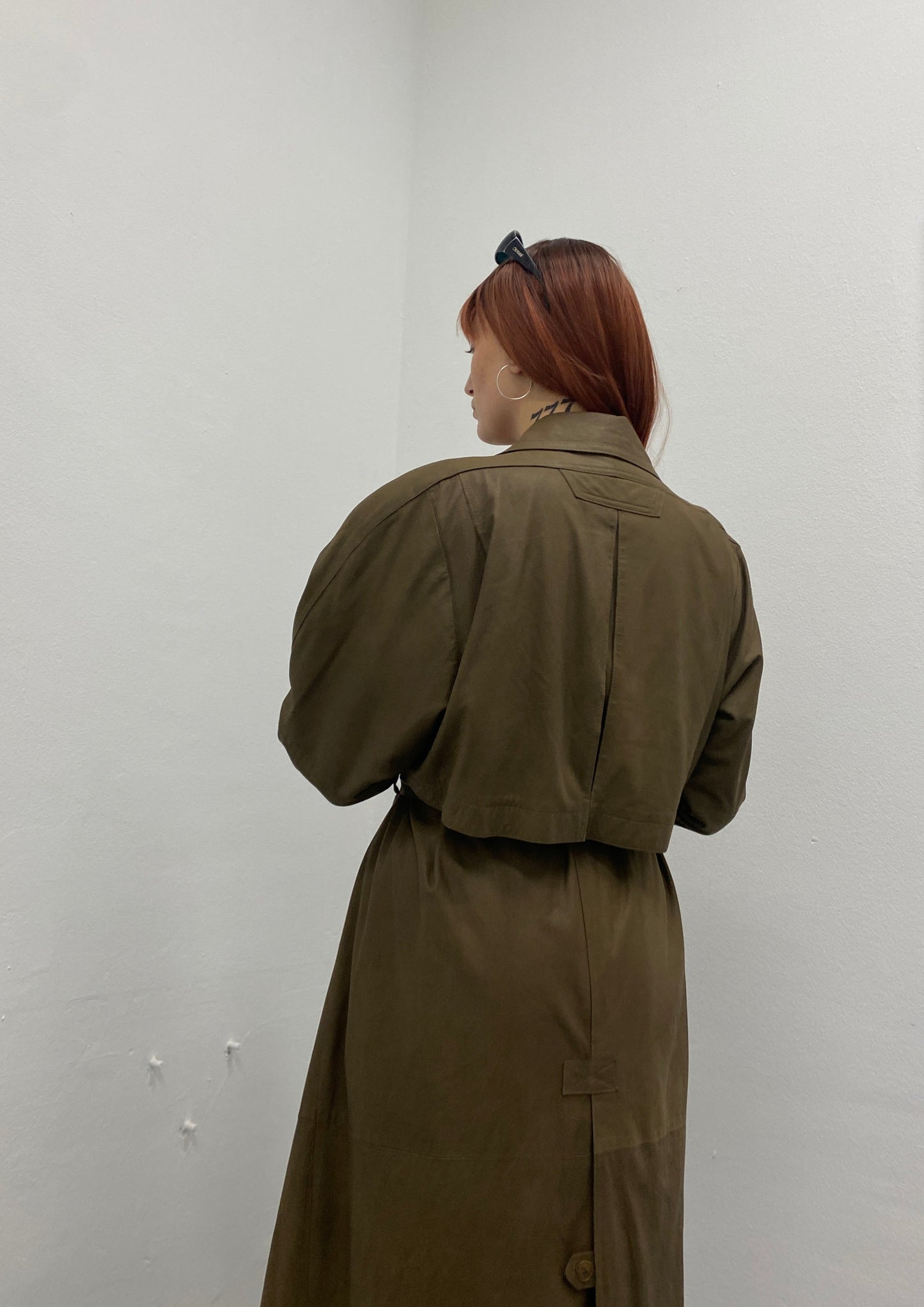 leather trench coat
