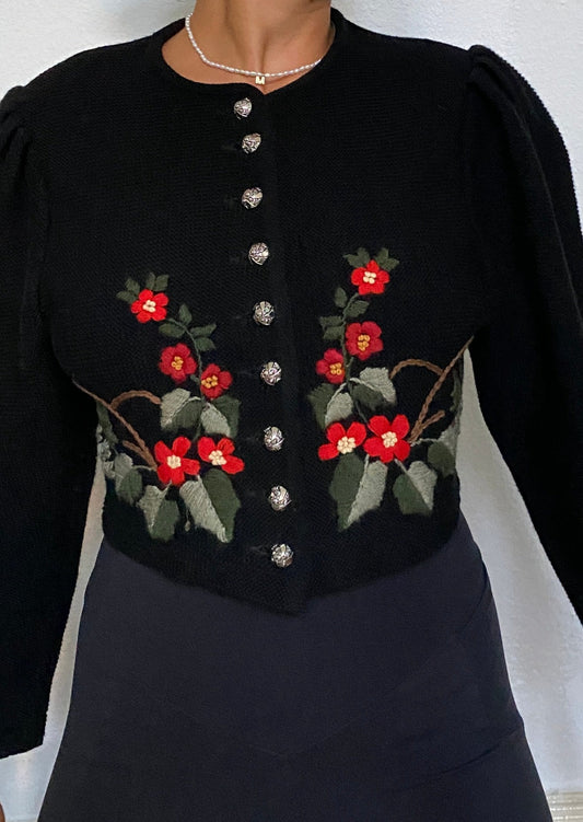 Blumen Wolljäckchen