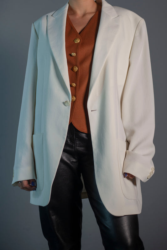 Ivory White Blazer