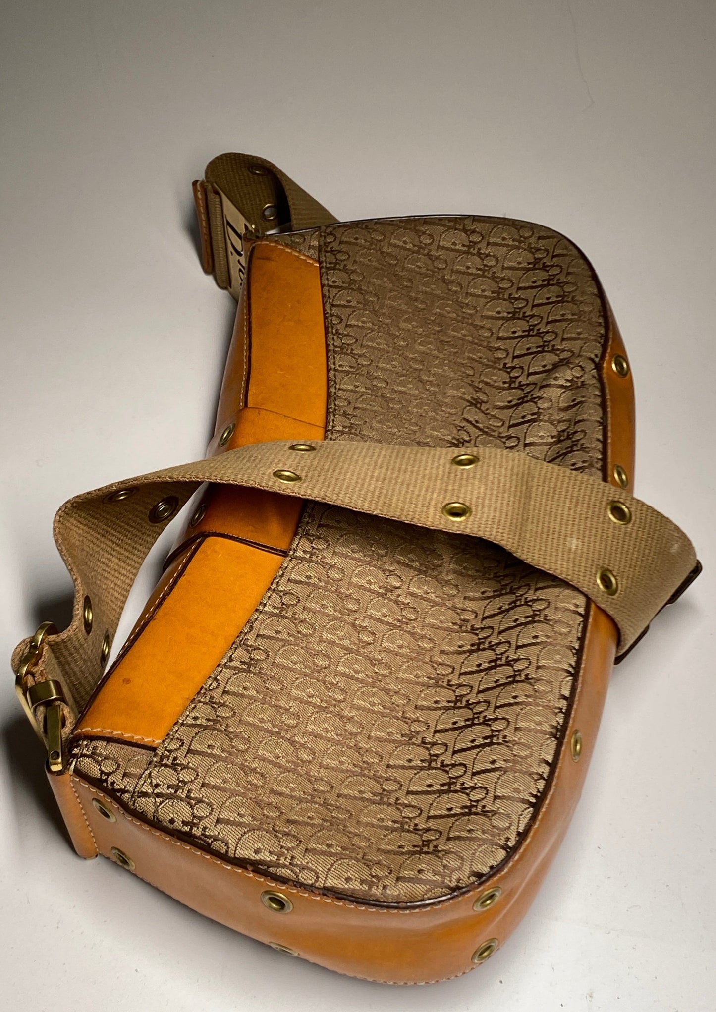 dior canvas columbus vintage bag 2002