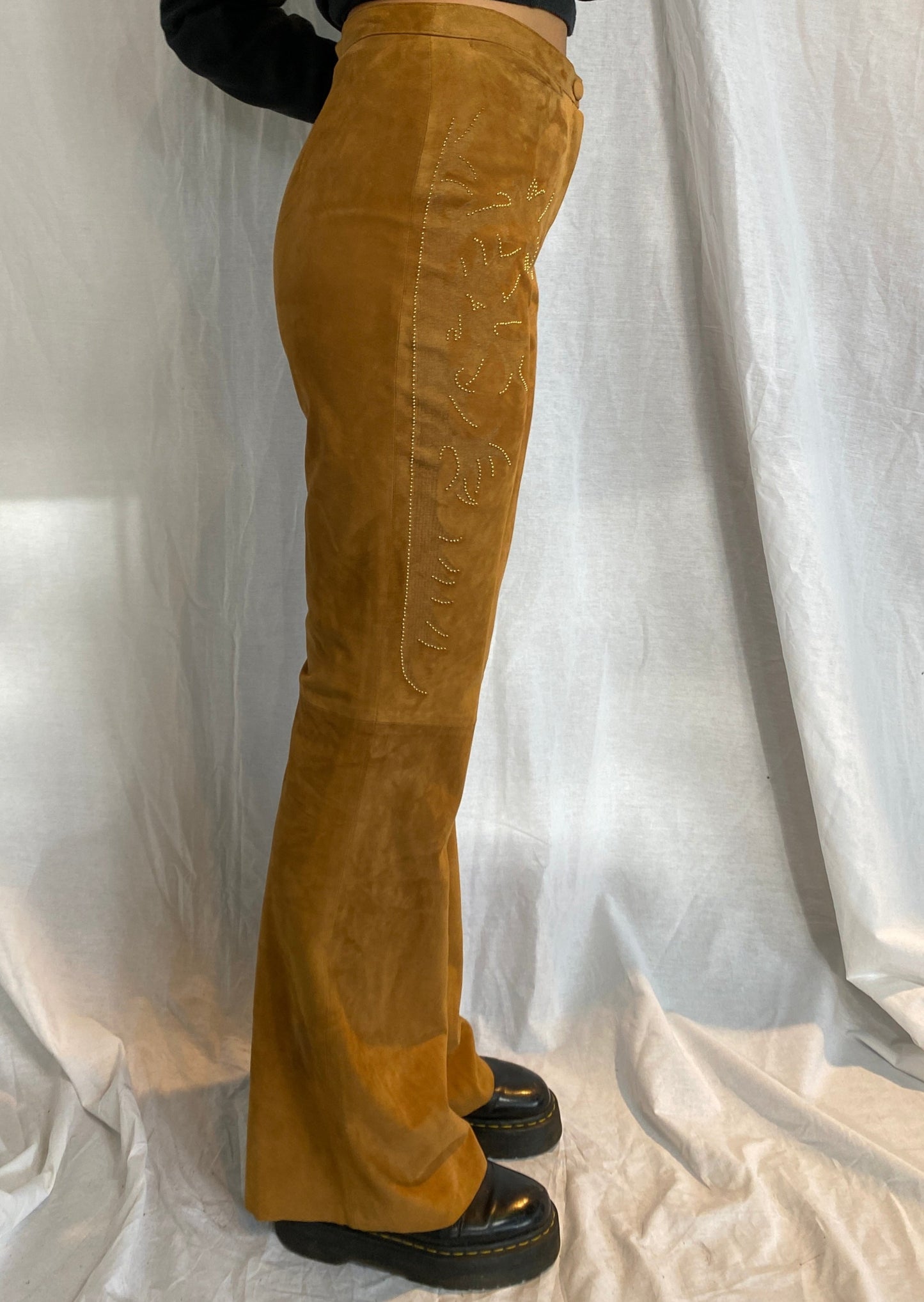 suede pants