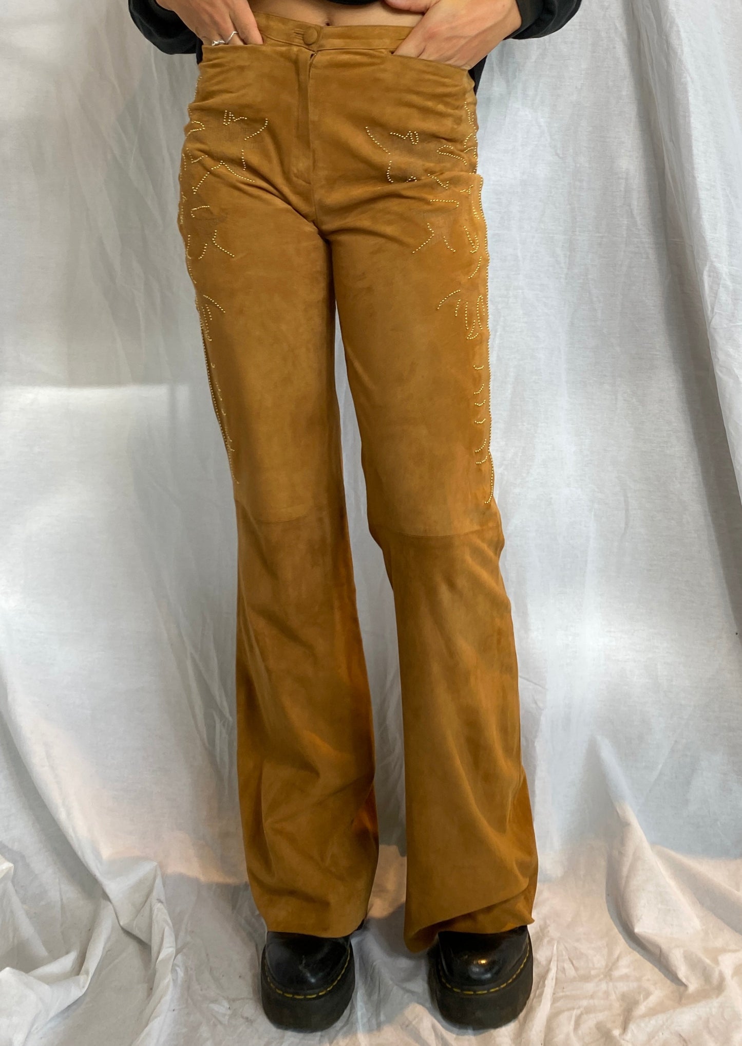 suede pants