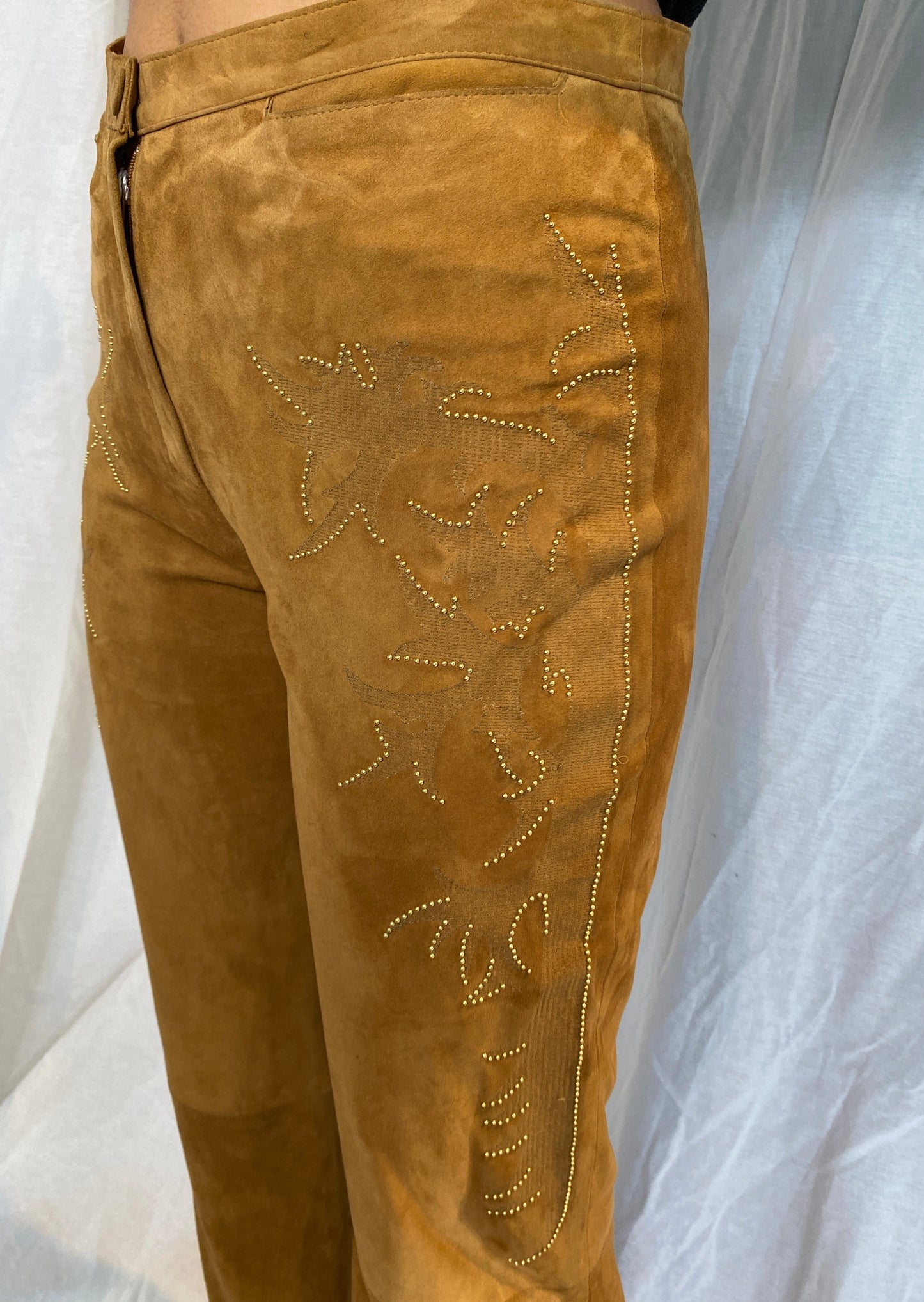 suede pants