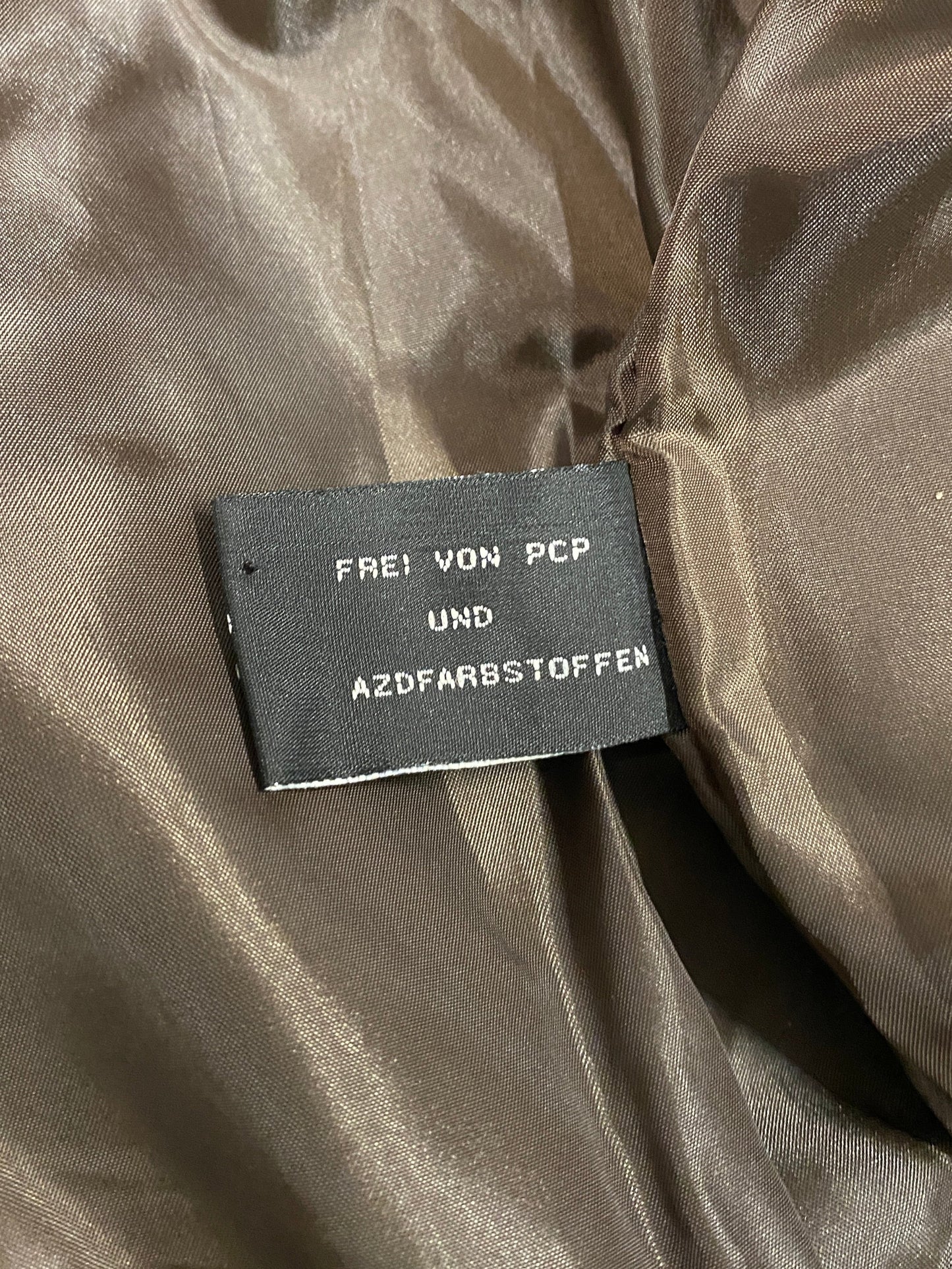 Schwarze Lederjacke