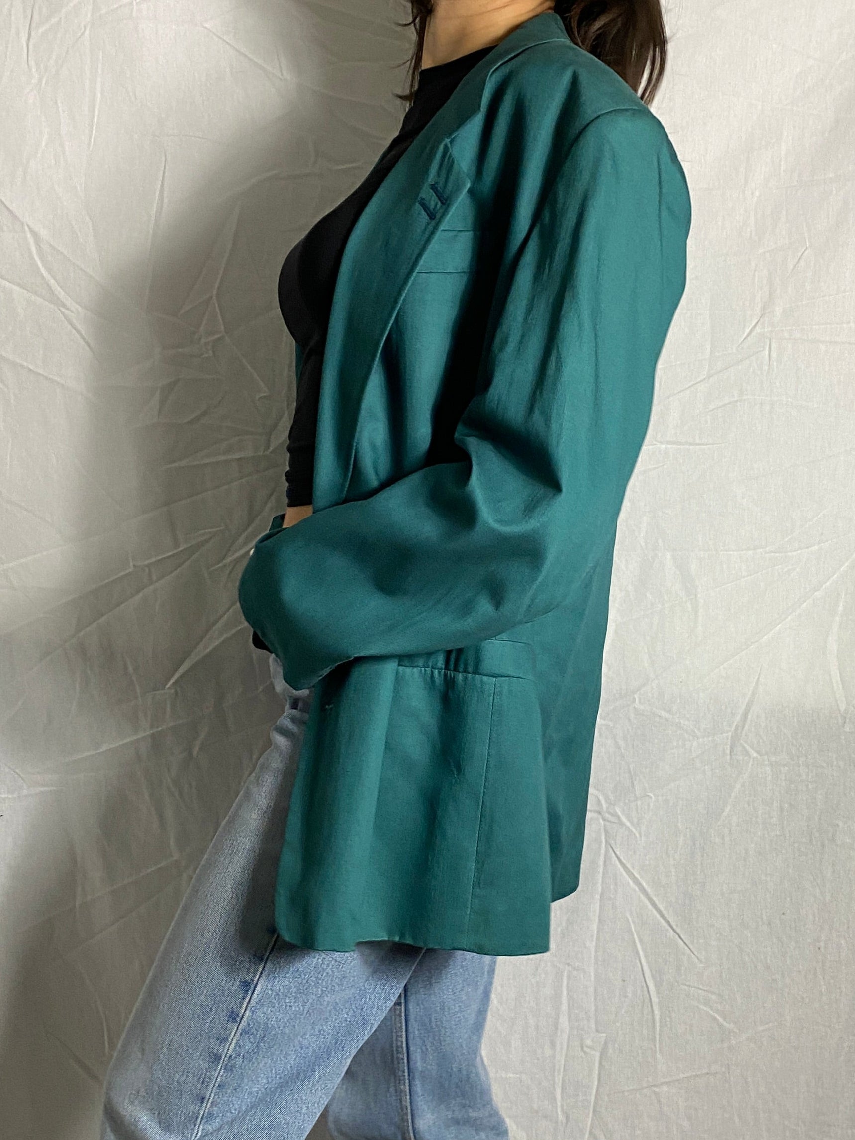 seiden blazer second hand