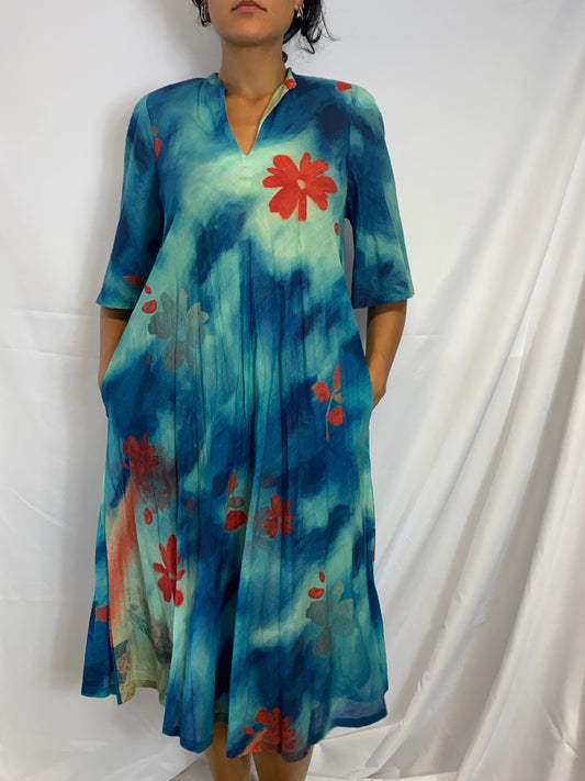 Vintage Floral Dress