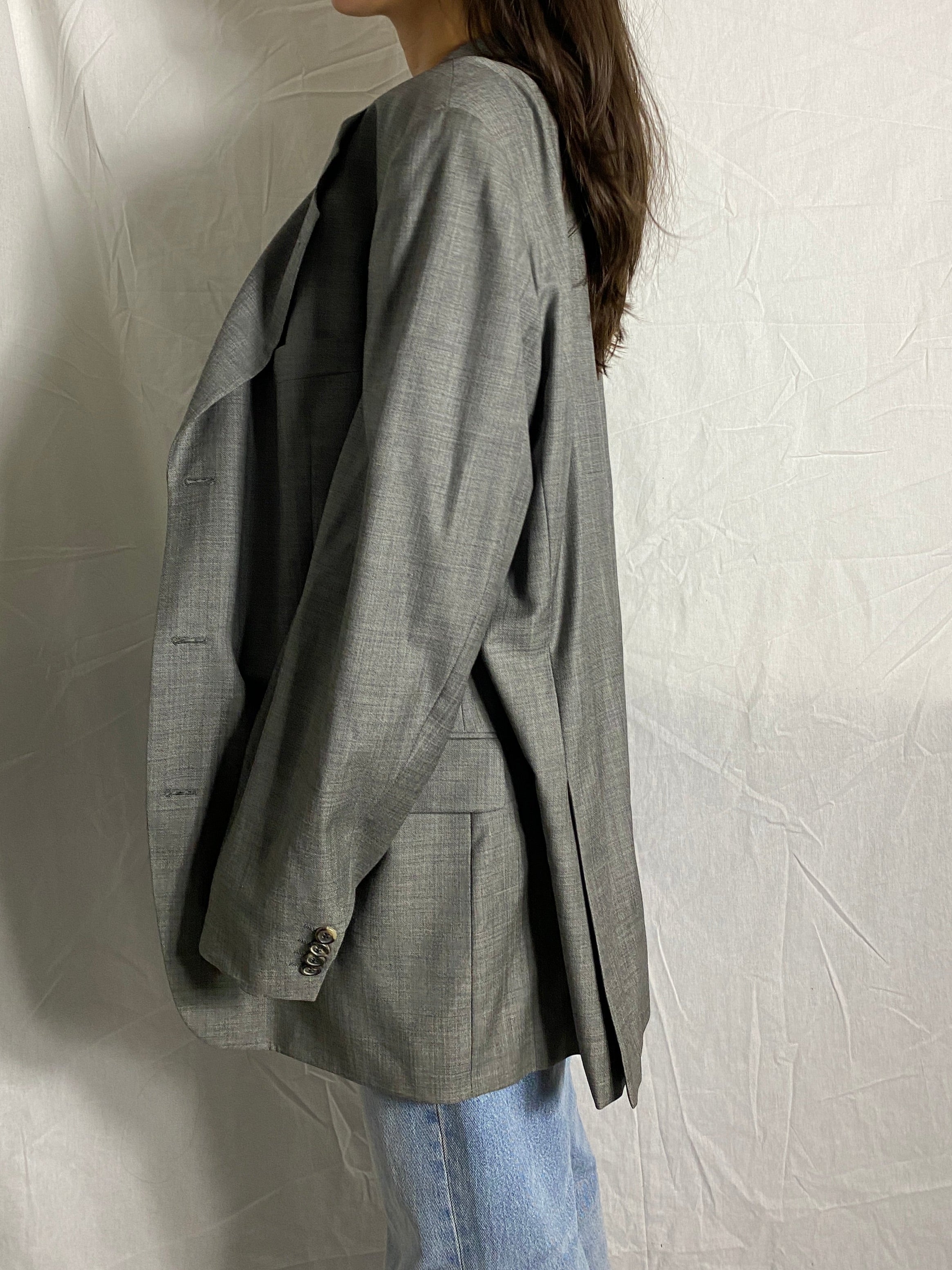 blazer second hand grau