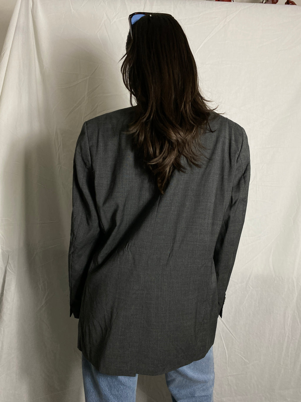grauer blazer vintage 