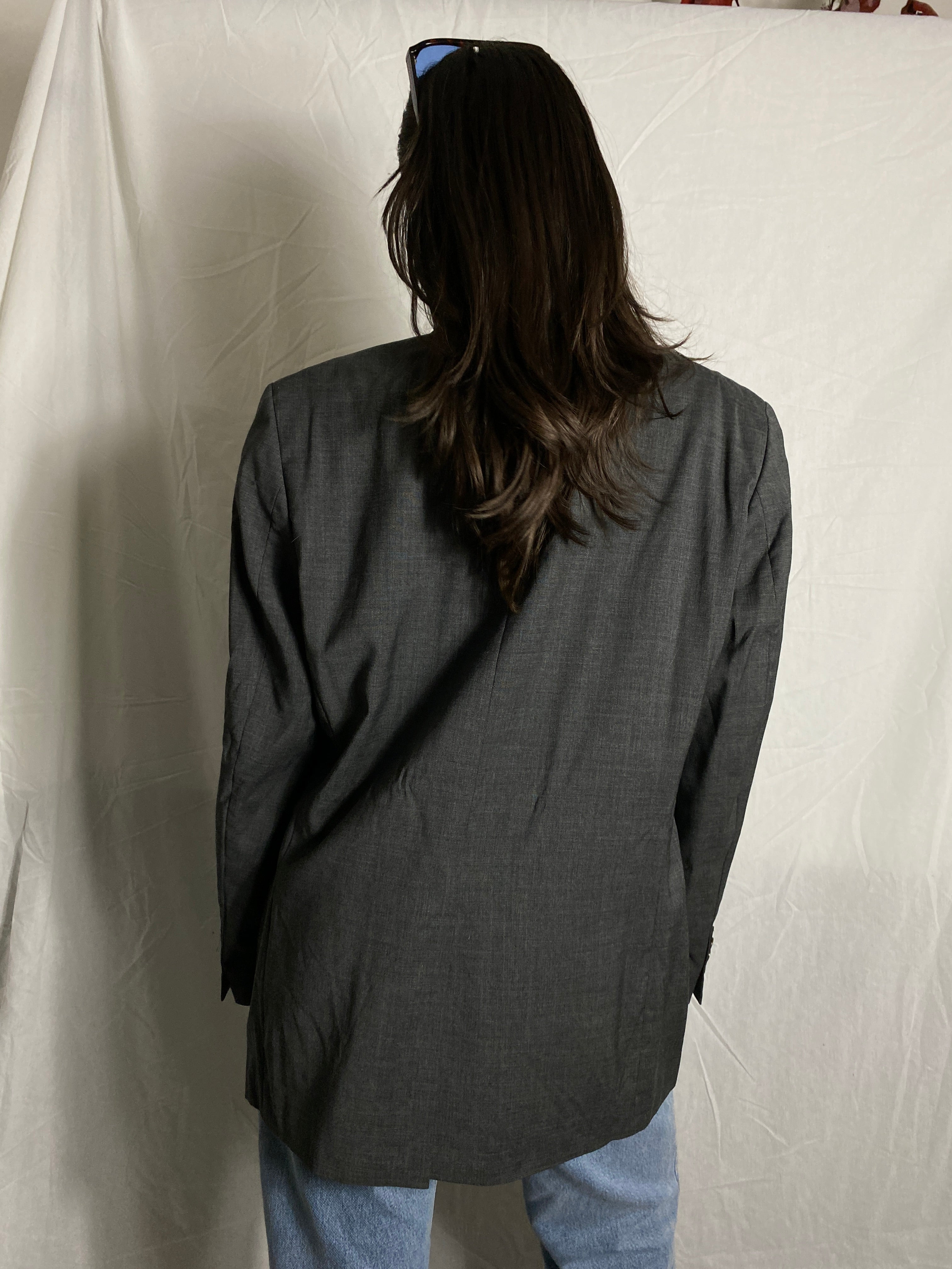 grauer blazer vintage 
