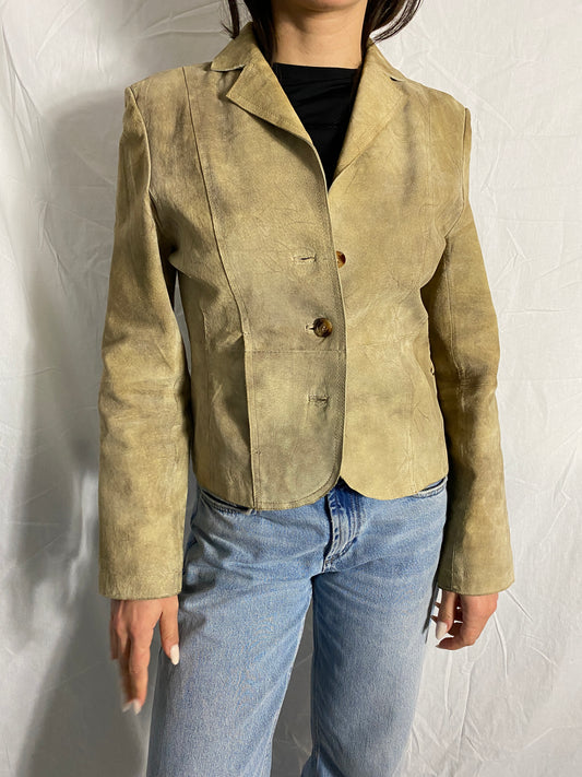 suede blazer