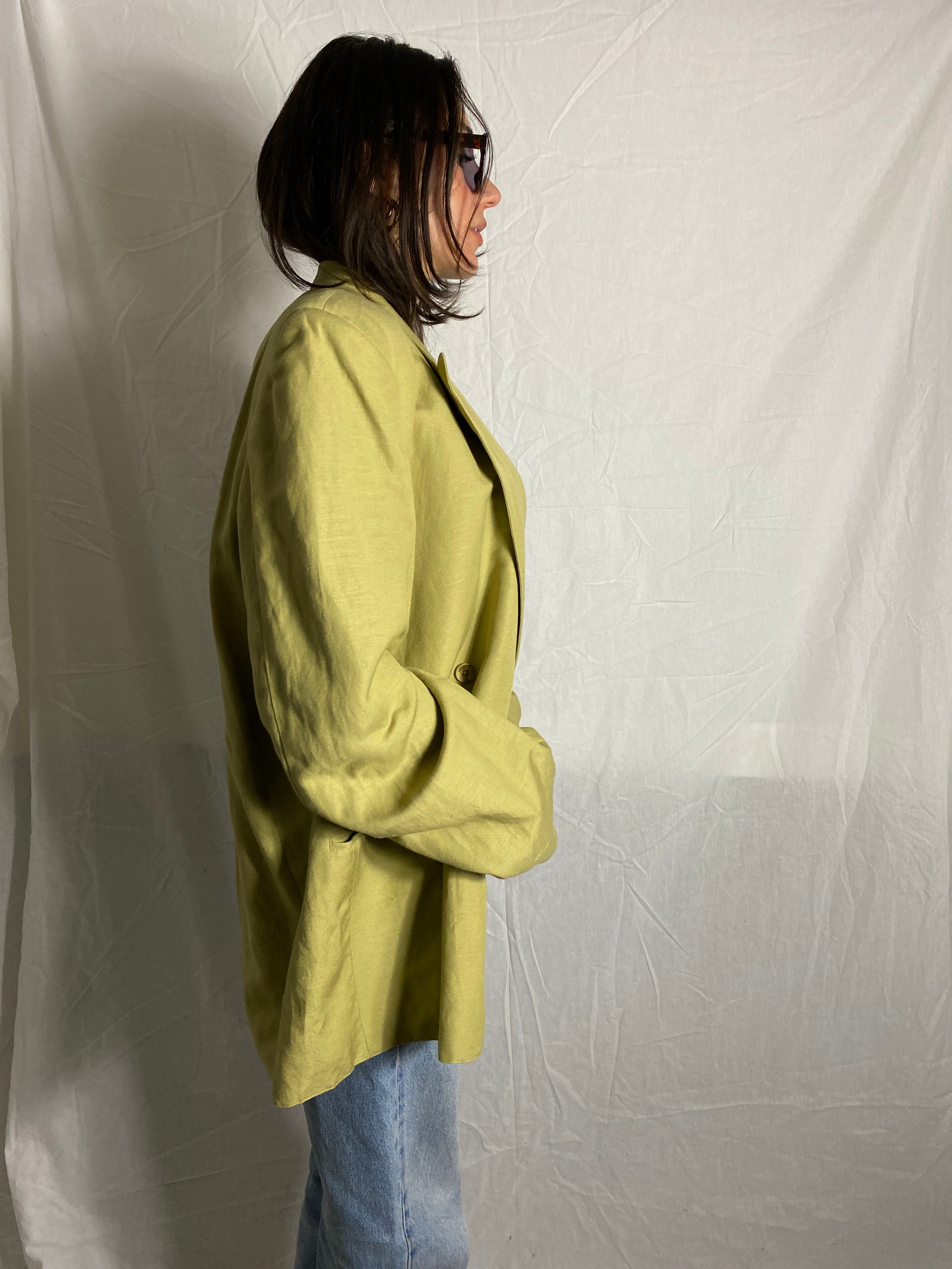 Vintage Leinen Blazer