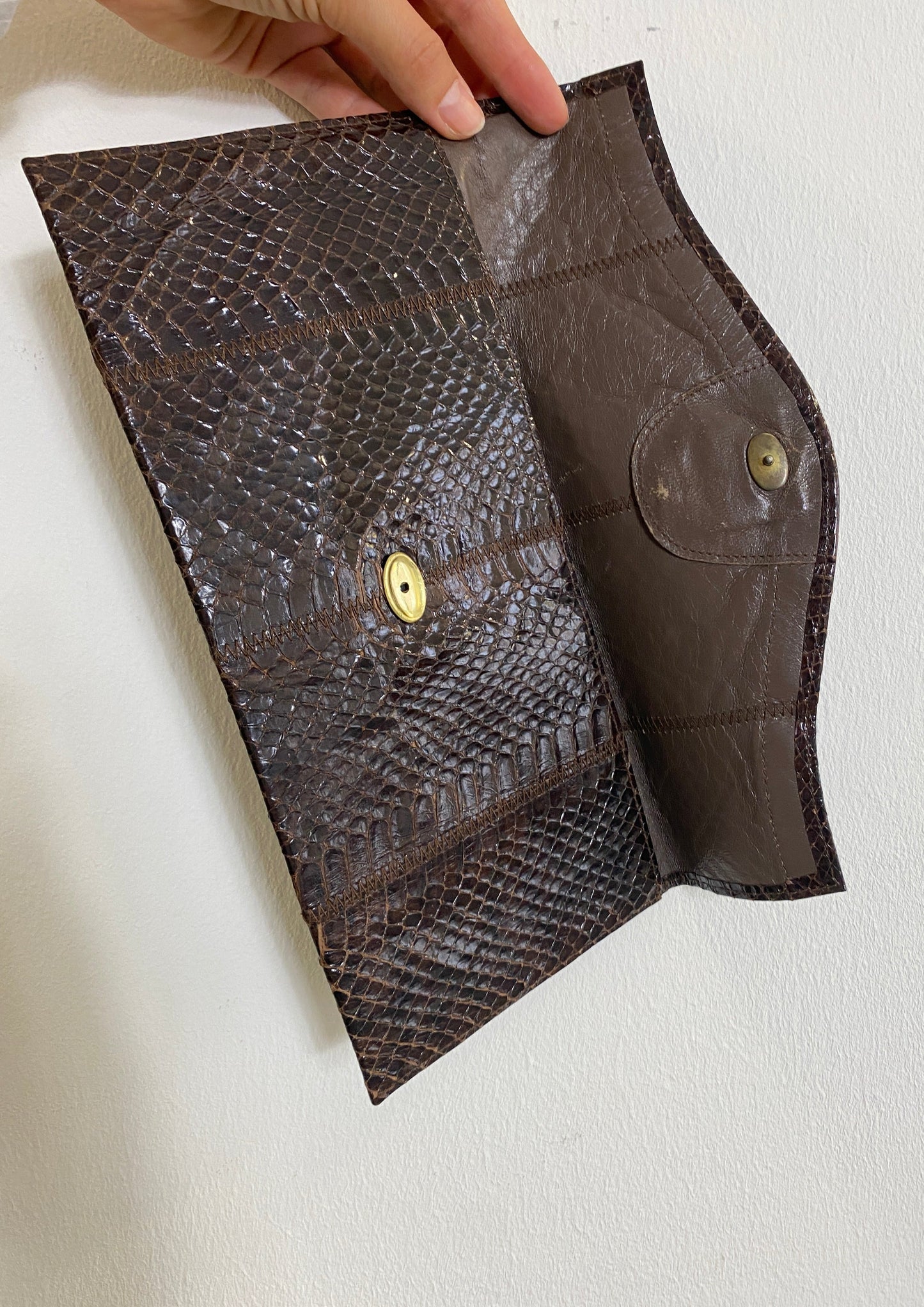 Vintage Reptil Clutch