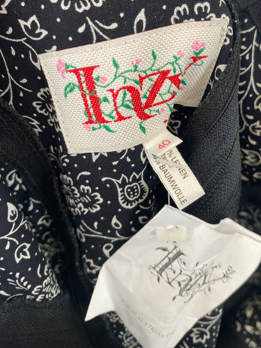 Linen Floral Dress