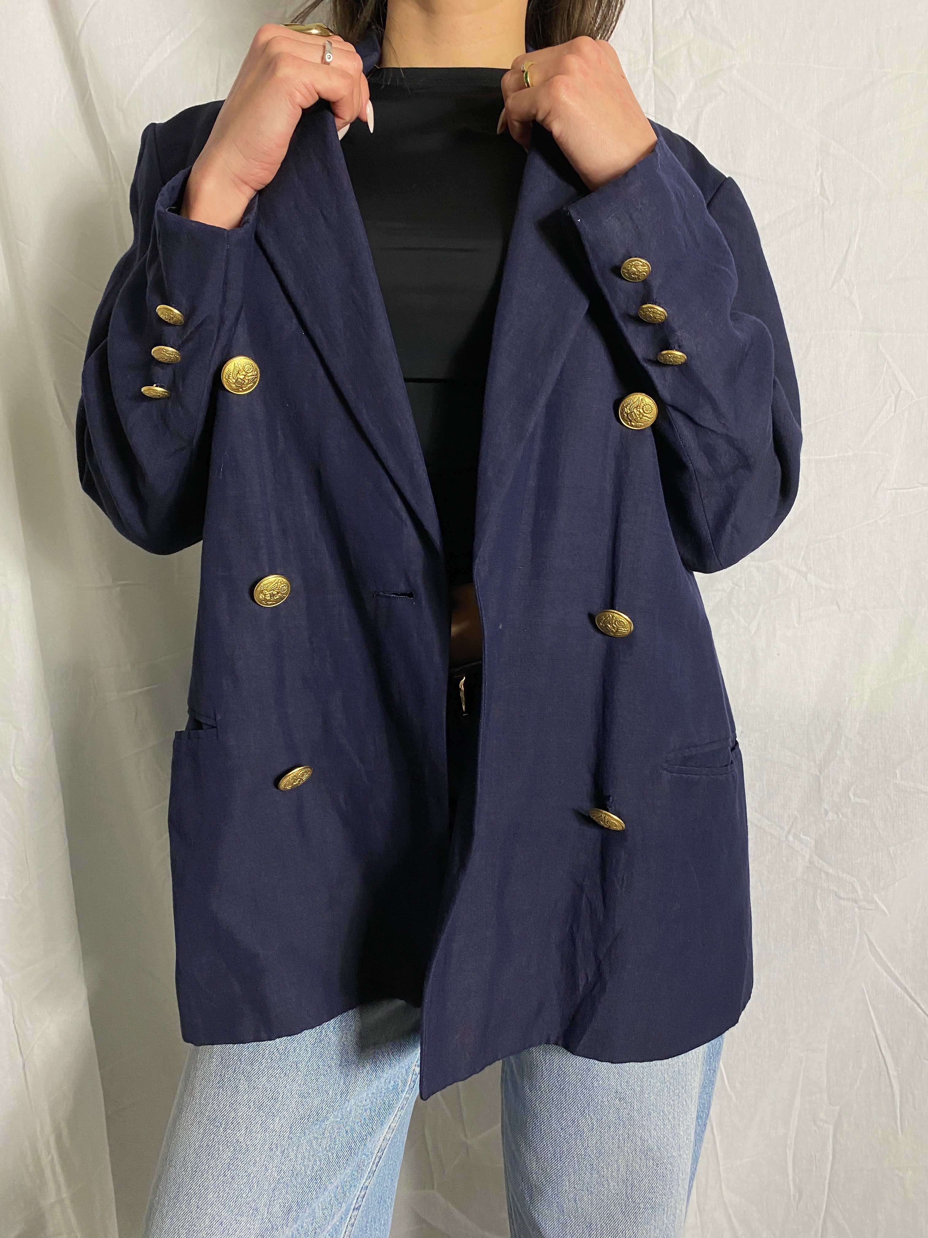 leinen blazer vintage 