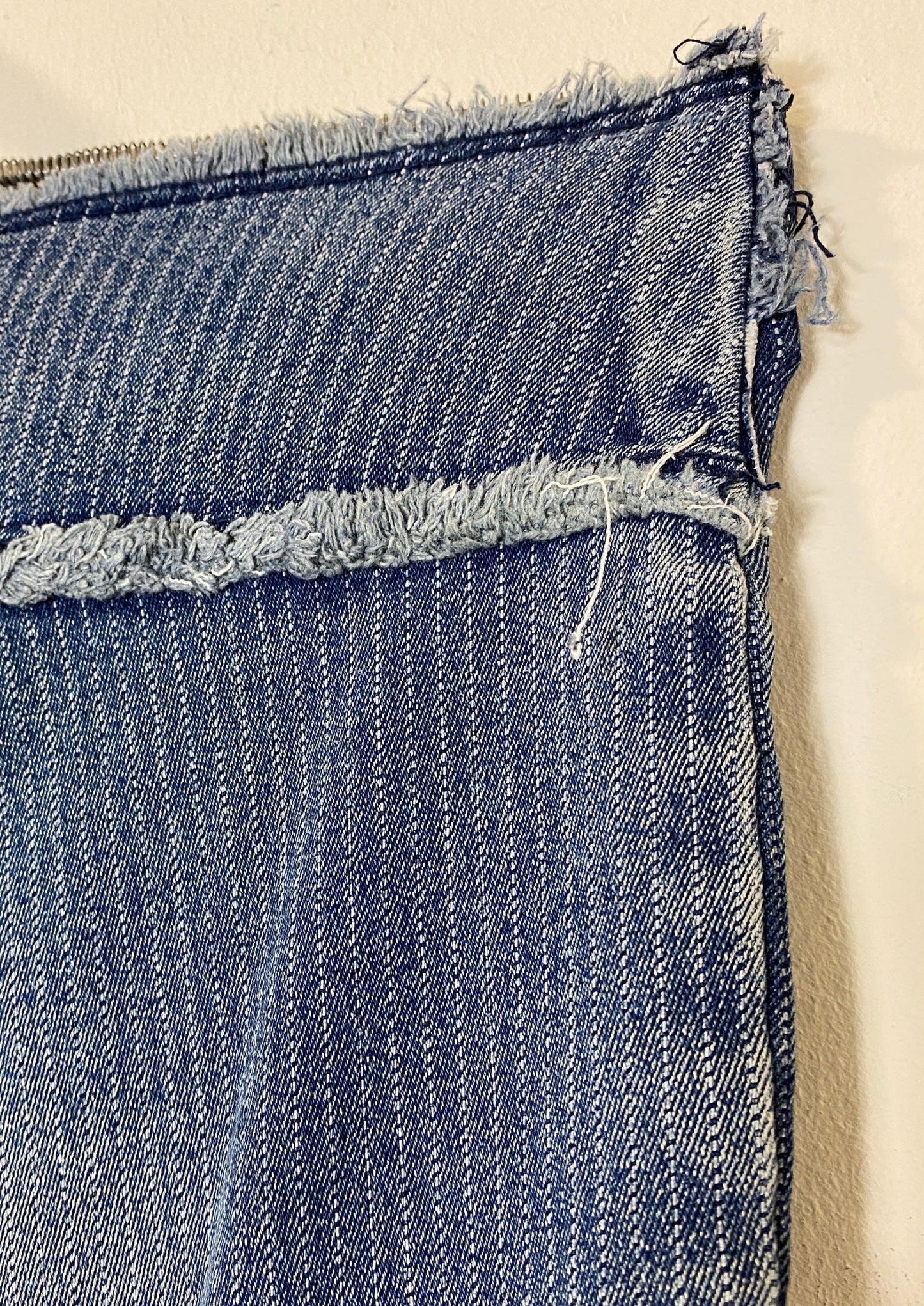 Ausgewaschene Low-Waist Jeans