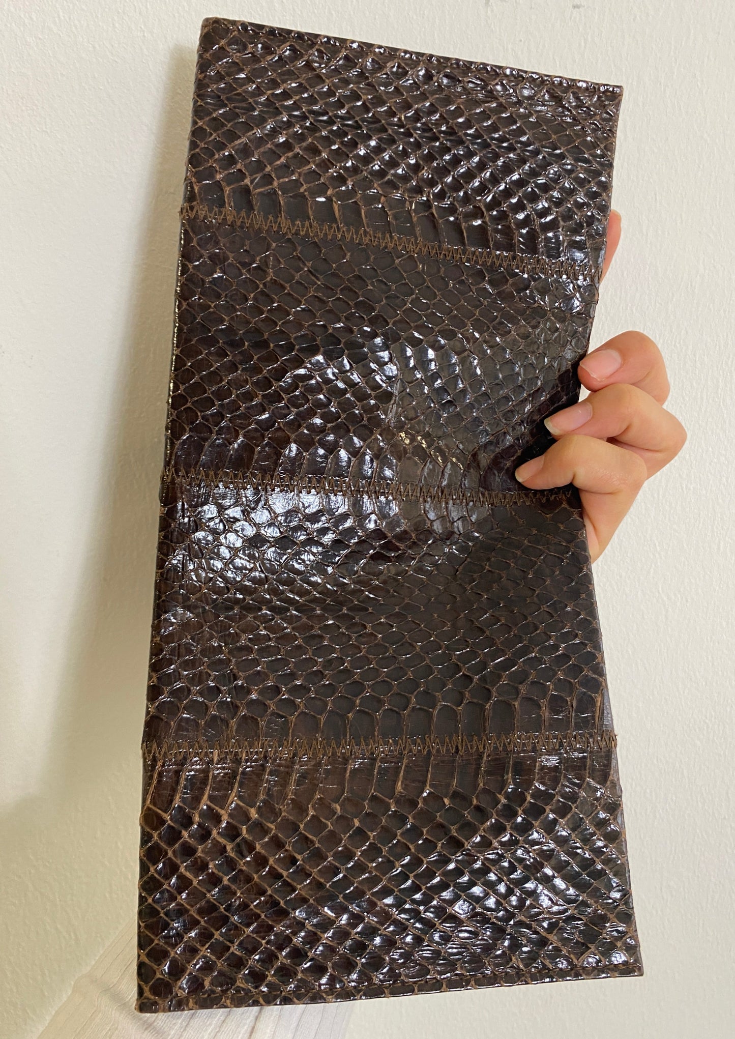 Vintage Reptil Clutch