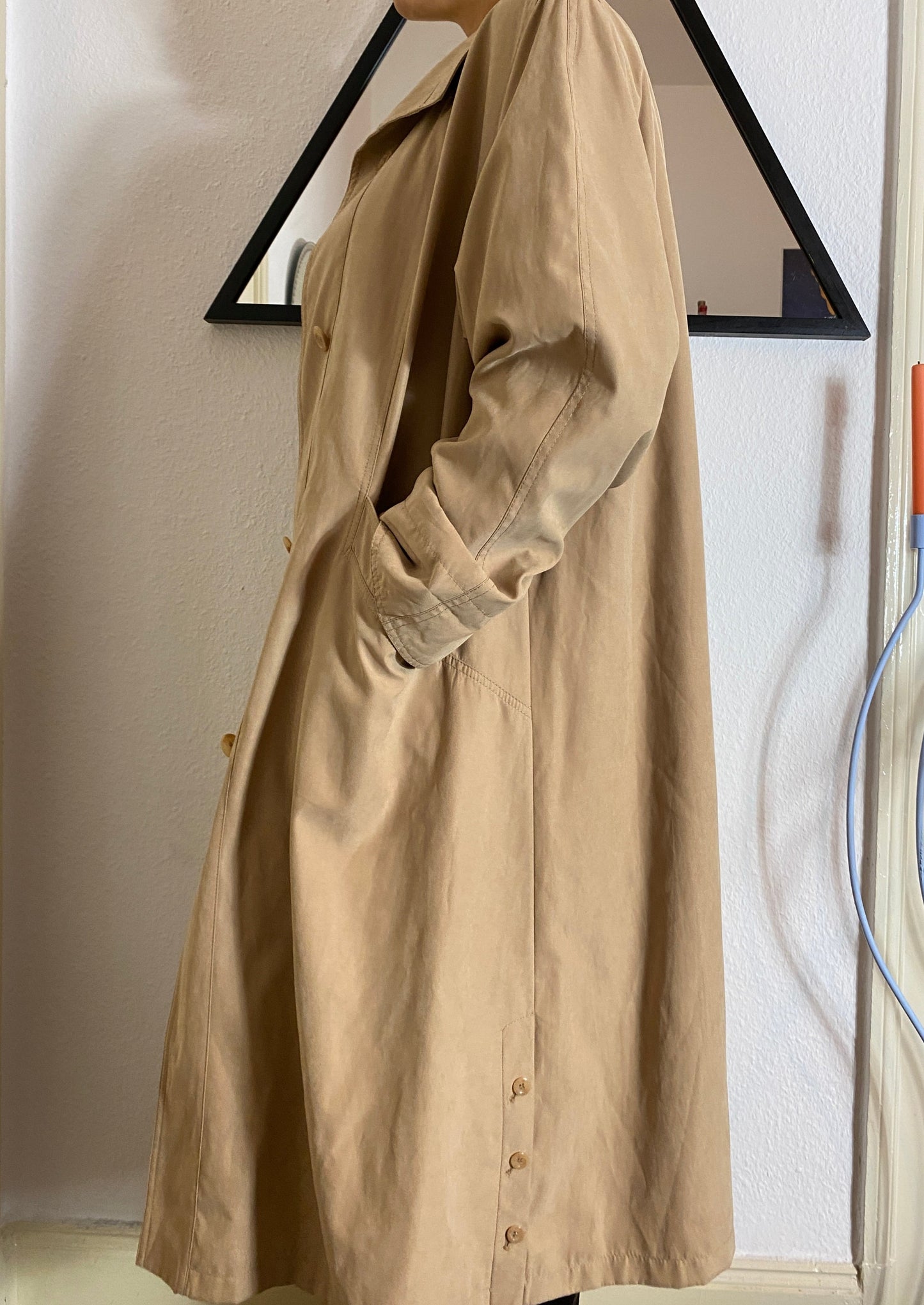 trenchcoat vintage beige