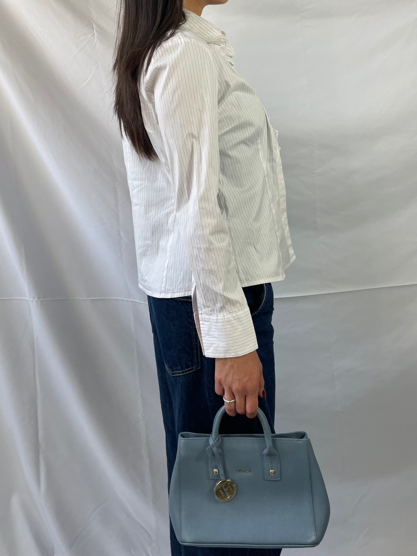 Bluse mit Rüschen