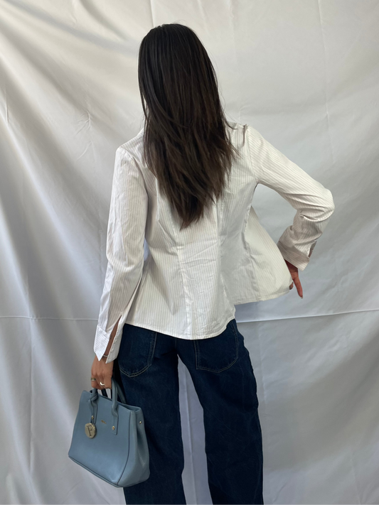 Bluse mit Rüschen