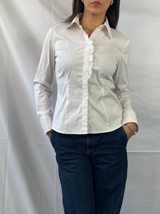Bluse mit Rüschen