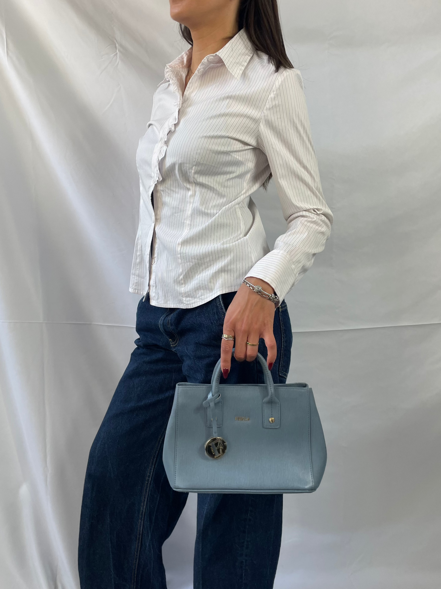 Bluse mit Rüschen