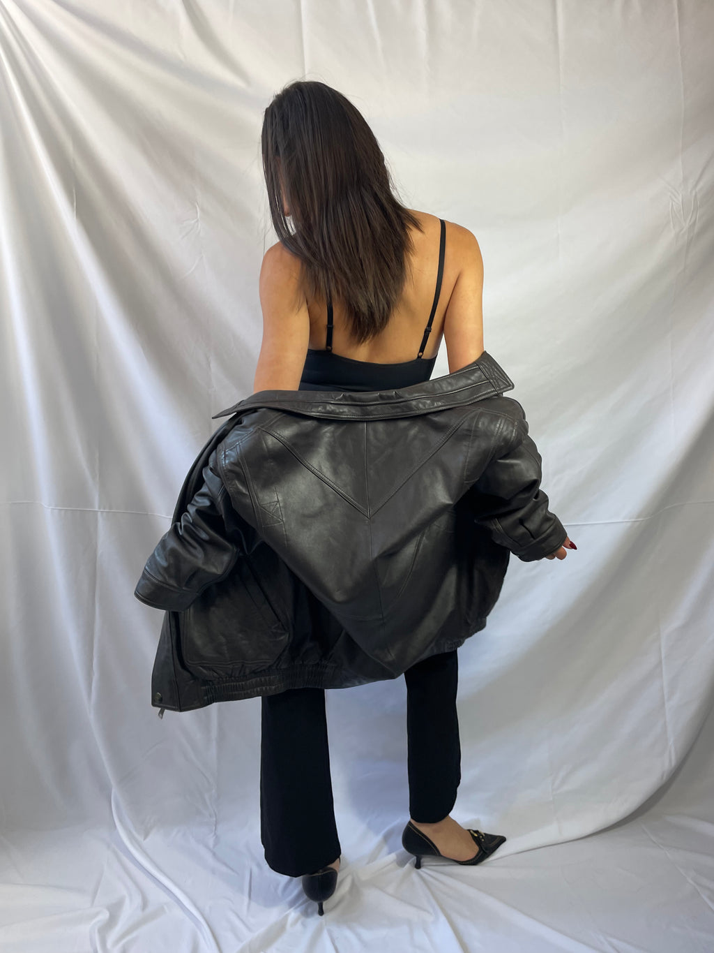 vintage bomber lederjacke 
