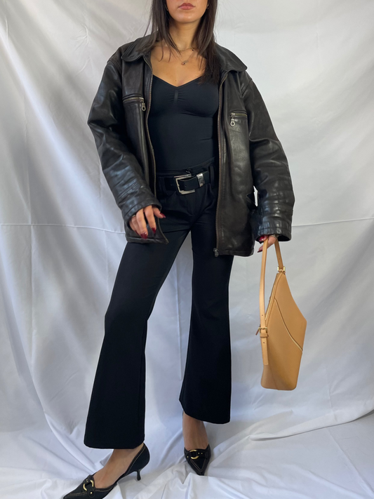lederjacke vintage