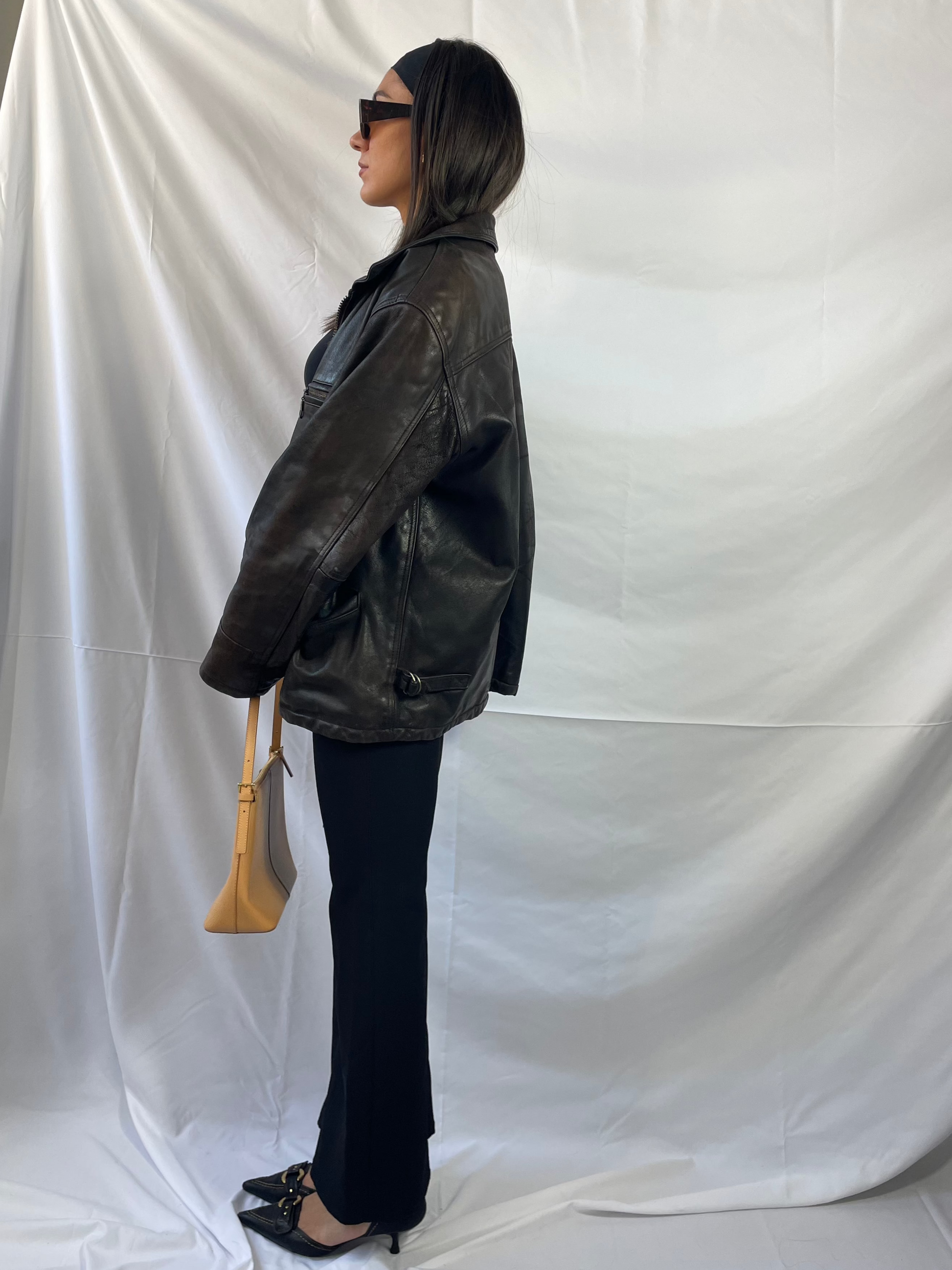 lederjacke vintage