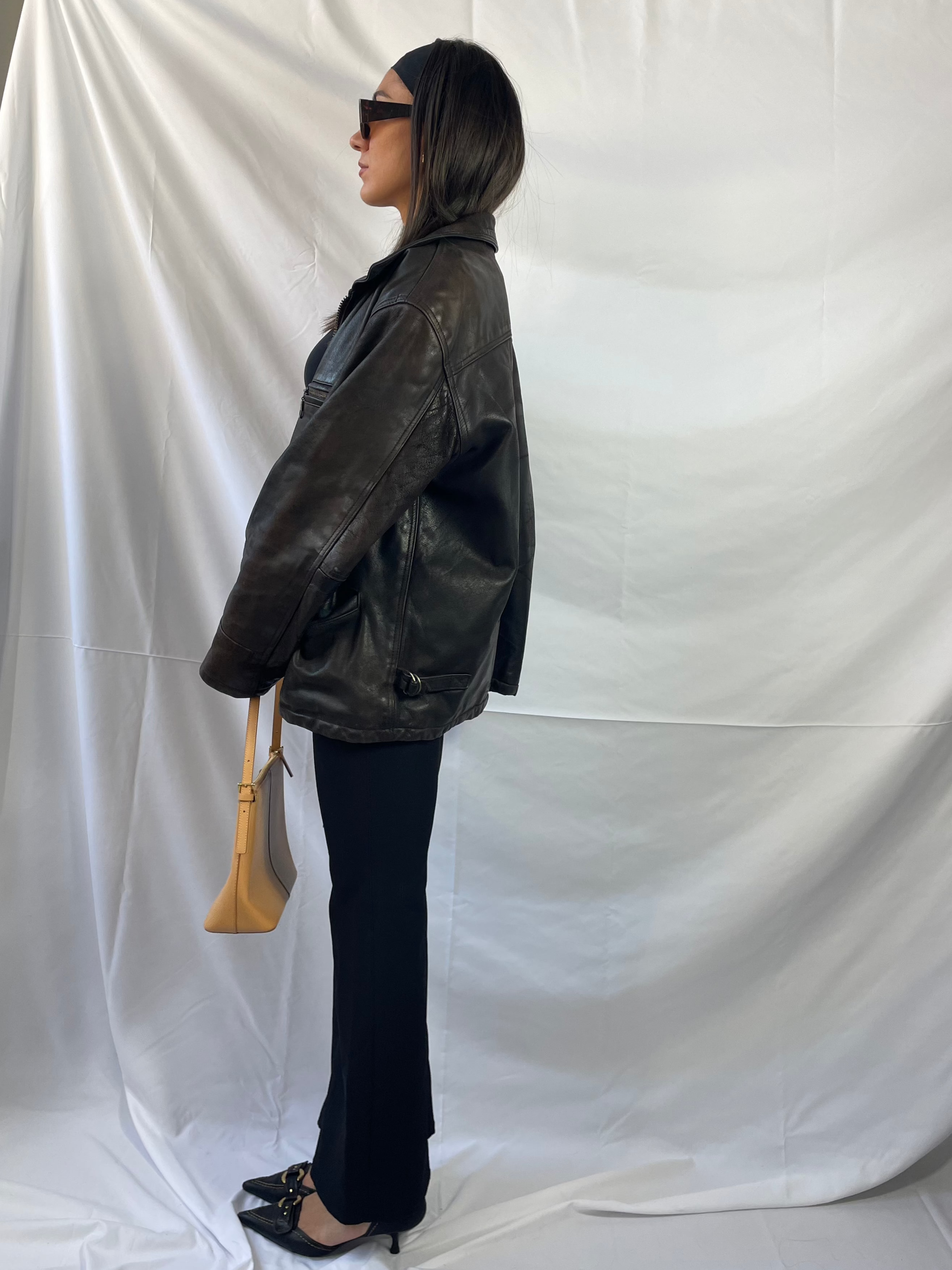 lederjacke vintage