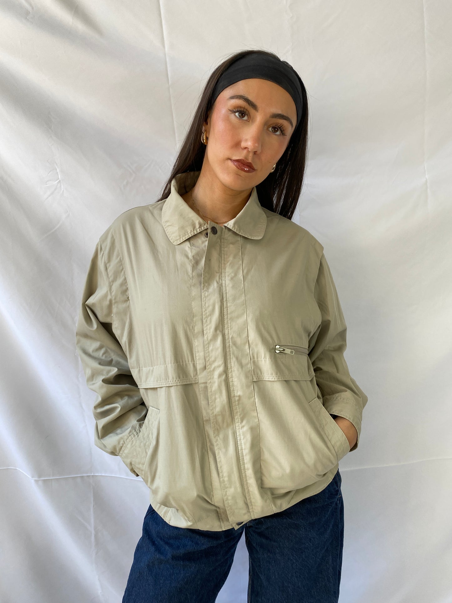 Klassische Vintage Bomberjacke