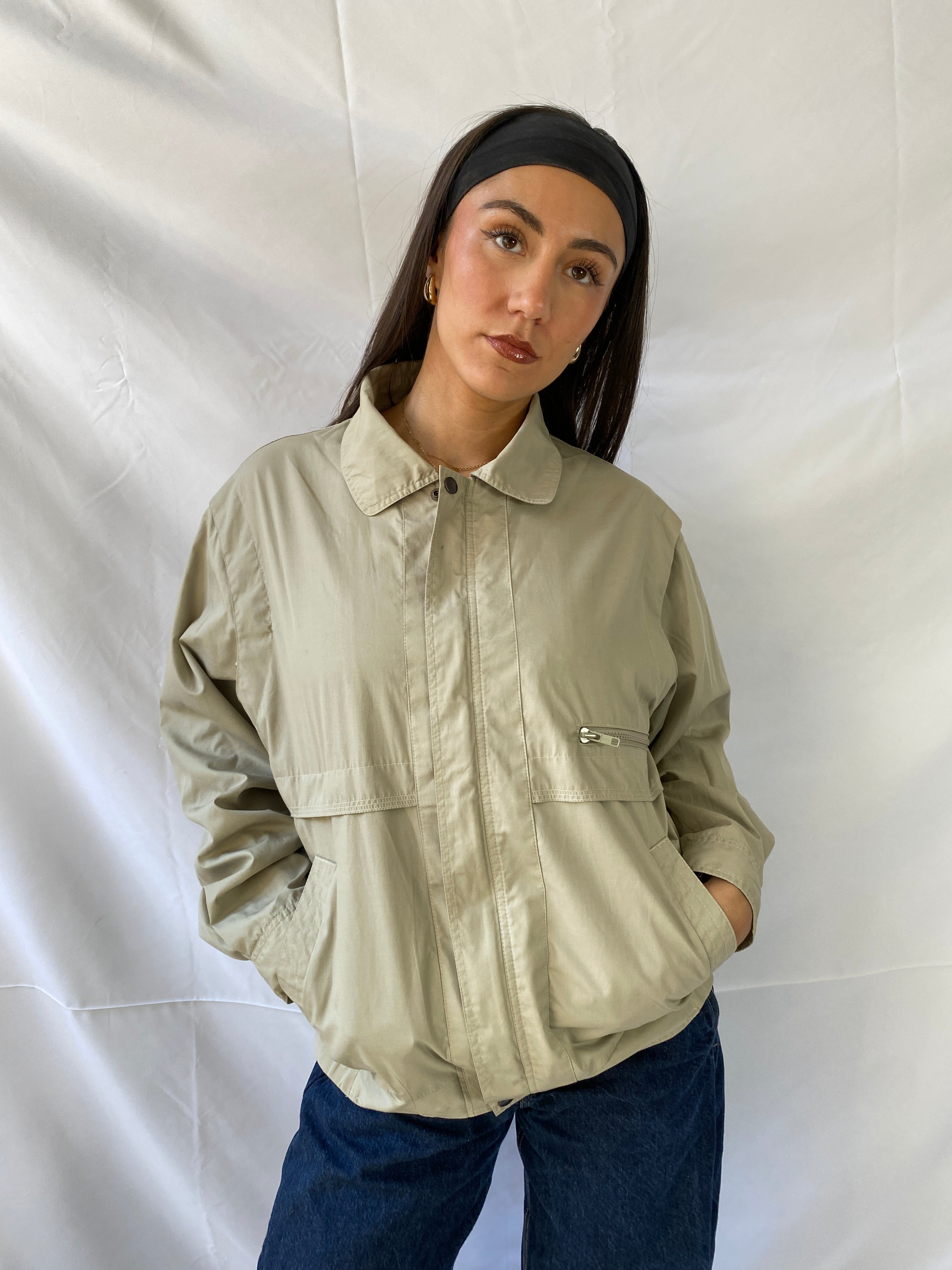 Klassische Vintage Bomberjacke